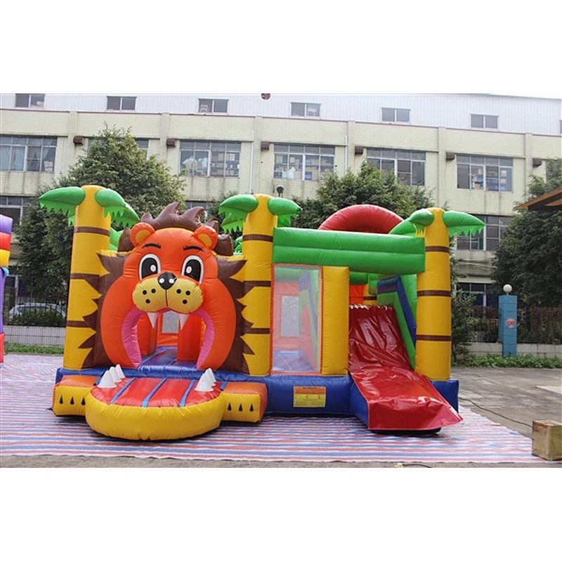 lion jumping castle jumping bouncer Inflatable Bouncer-5.5x5x4M