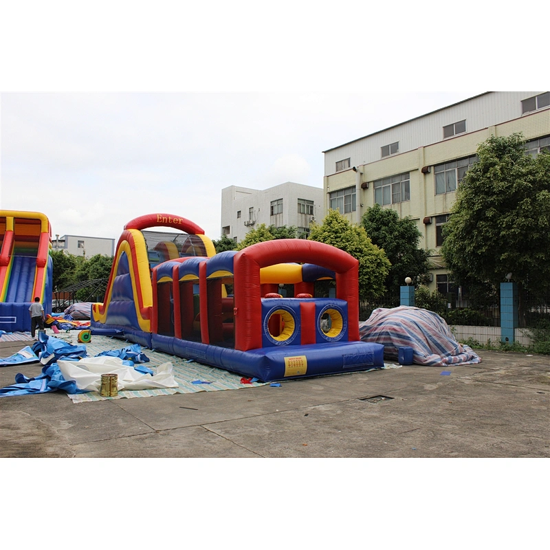 outdoor obstacle course equipment which is belonging to inflatable obstacle course for sale-15x3.2x5.5m
