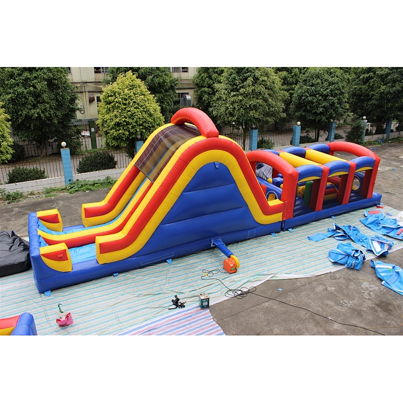 outdoor obstacle course equipment which is belonging to inflatable obstacle course for sale-15x3.2x5.5m