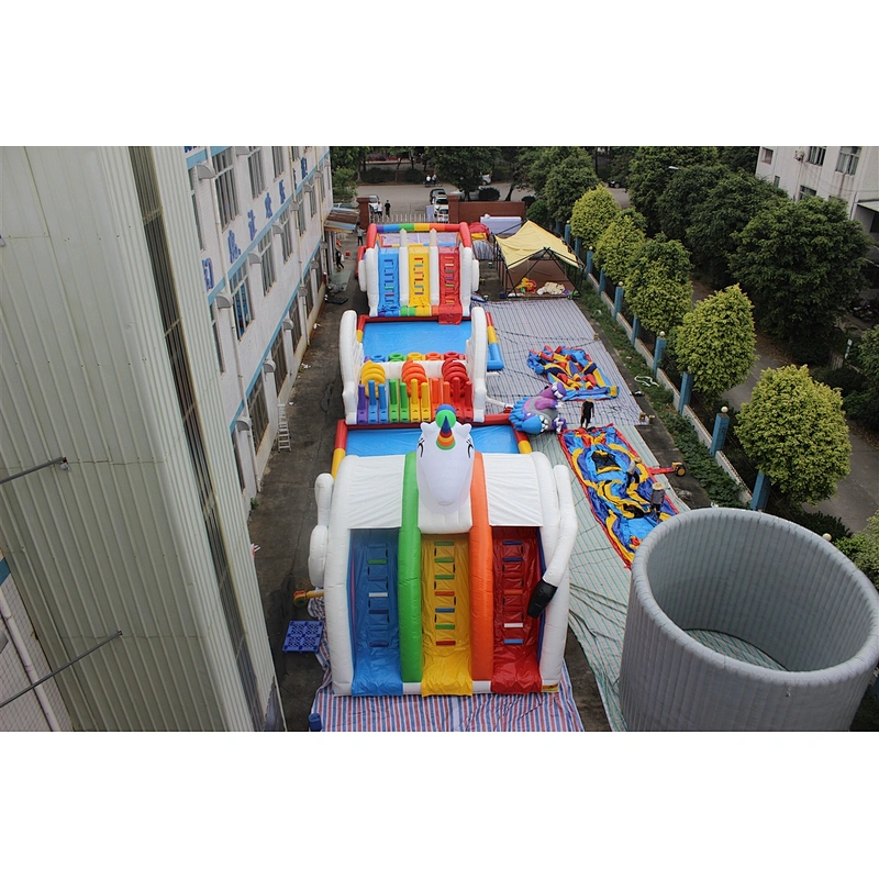 inflatable obstacle course-45x8m
