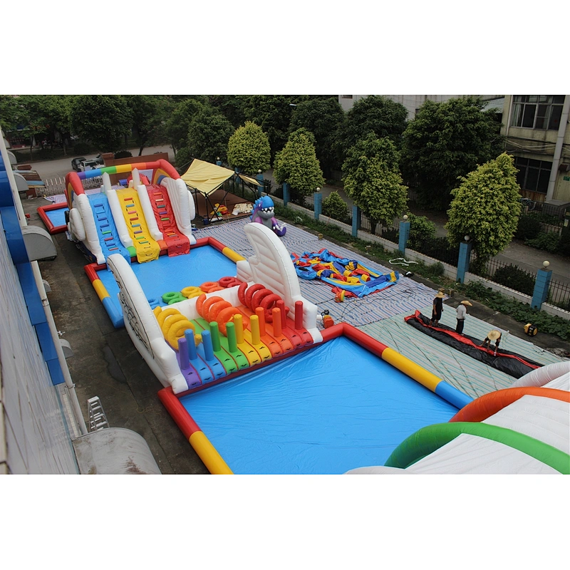 inflatable obstacle course-45x8m