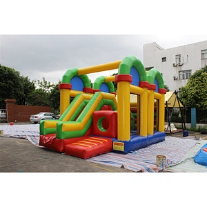 inflatable monkey bouncer with slide-6x4x4.5m