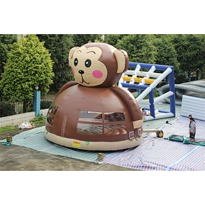 inflatable monkey bouncer-6.5x6.5x5.5m