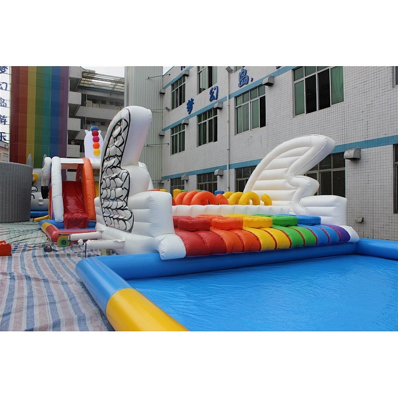 inflatable obstacle course-45x8m