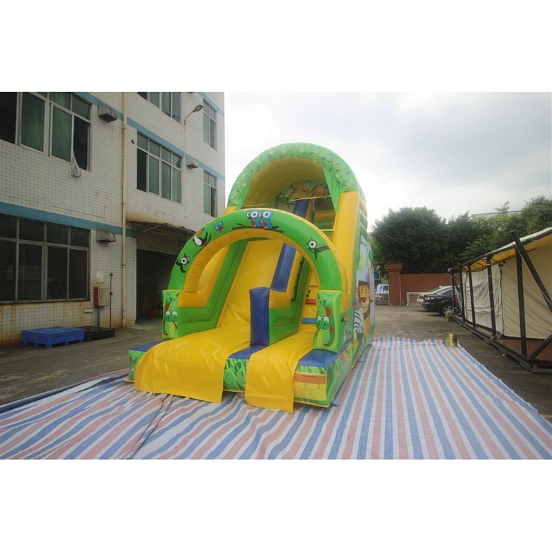 inflatable jungle small slide-5x3.5x5m