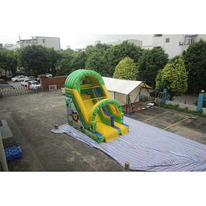 inflatable jungle small slide-5x3.5x5m