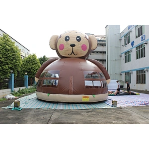 inflatable monkey bouncer-6.5x6.5x5.5m