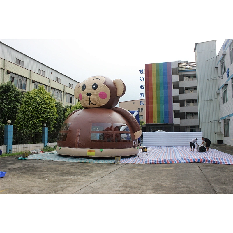 inflatable monkey bouncer-6.5x6.5x5.5m