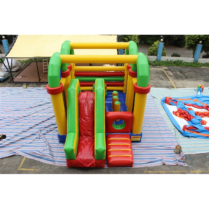 inflatable monkey bouncer with slide-6x4x4.5m