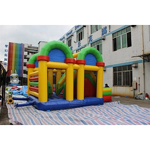 inflatable monkey bouncer with slide-6x4x4.5m