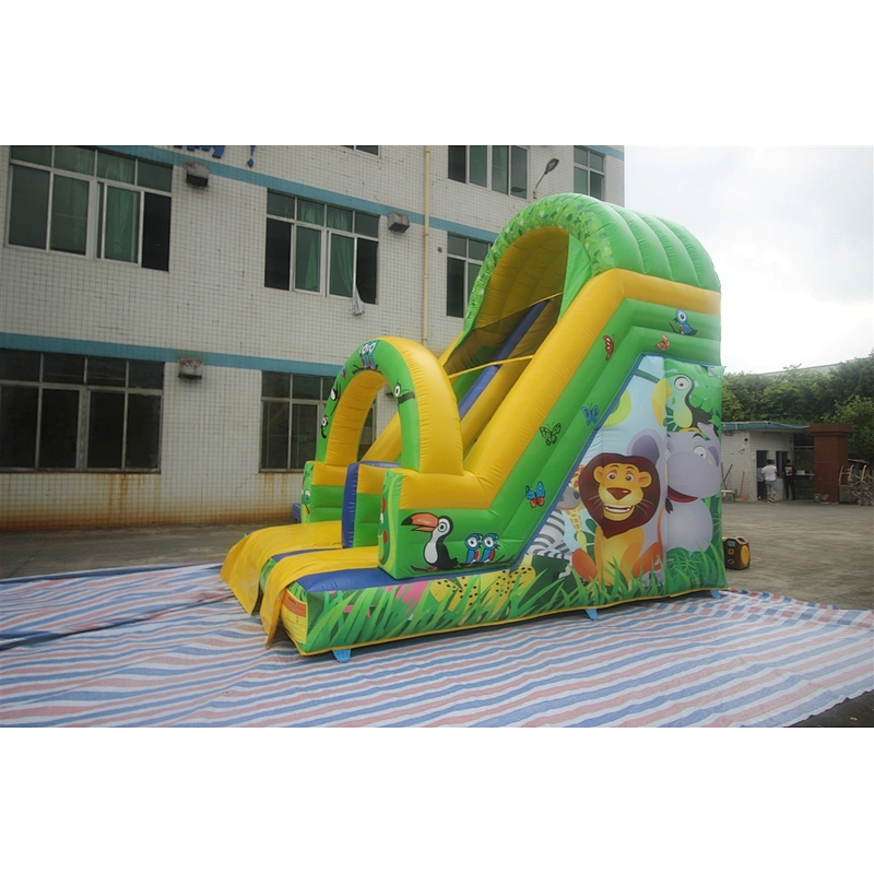 inflatable jungle small slide-5x3.5x5m