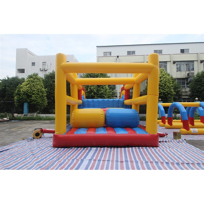 Inflatable roller obstacle course