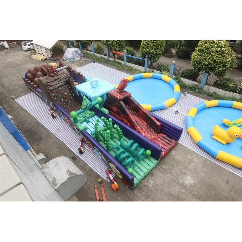Inflatable Boboiboy Obstacle Course-23x5.5x4.5m