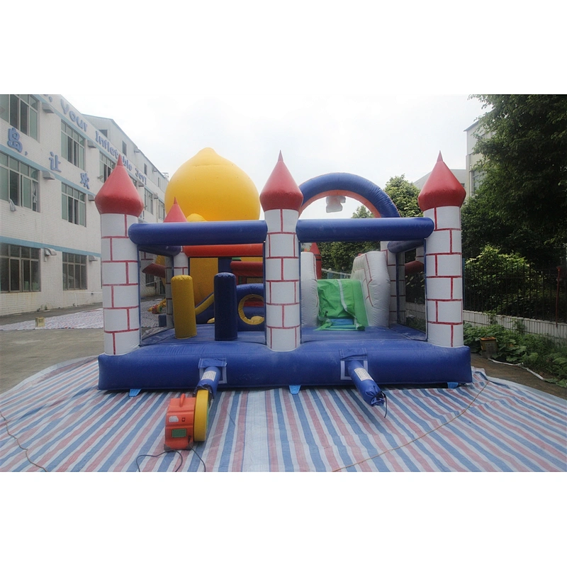 Inflatable Red Brick Castle-6x5x4m