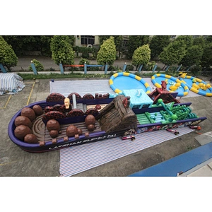 Inflatable Boboiboy Obstacle Course-23x5.5x4.5m