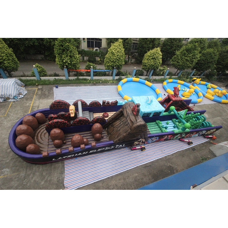 Inflatable Boboiboy Obstacle Course-23x5.5x4.5m