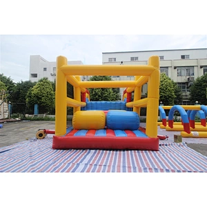 Inflatable roller obstacle course