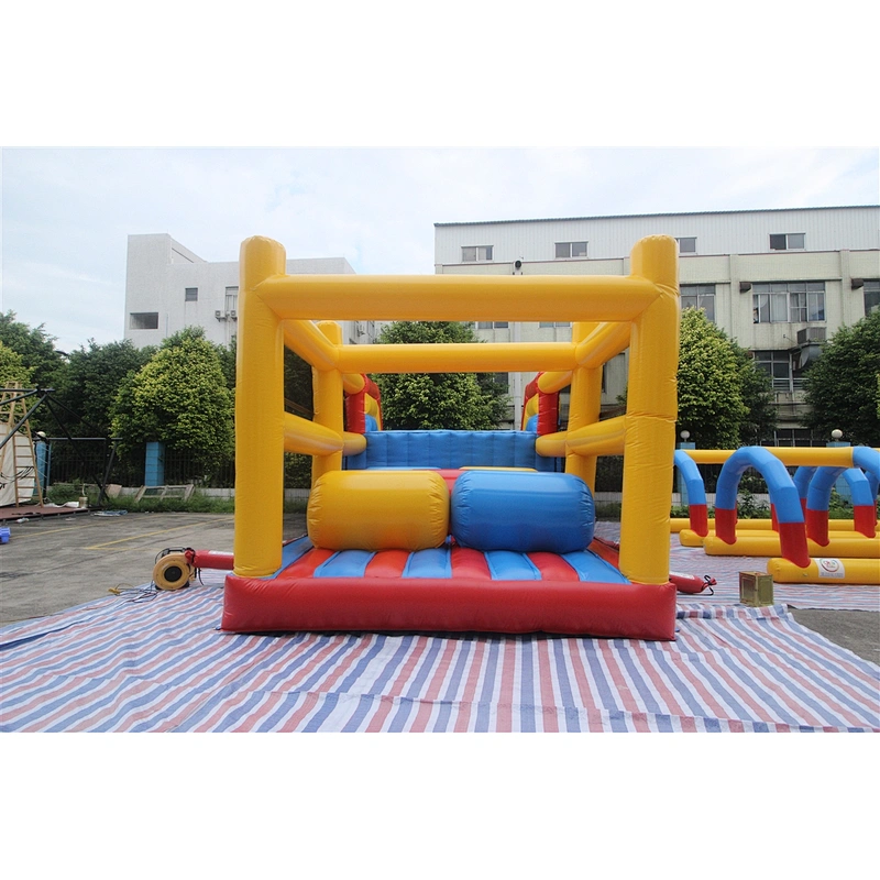 Inflatable roller obstacle course