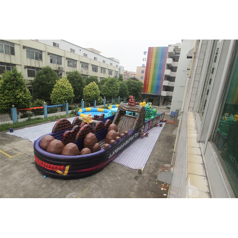 Inflatable Boboiboy Obstacle Course-23x5.5x4.5m