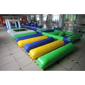 Inflatable water obstacle