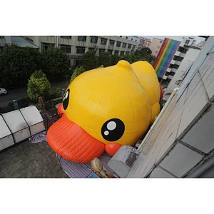 Inflatable giant duck tent-35x23.7x11.5m
