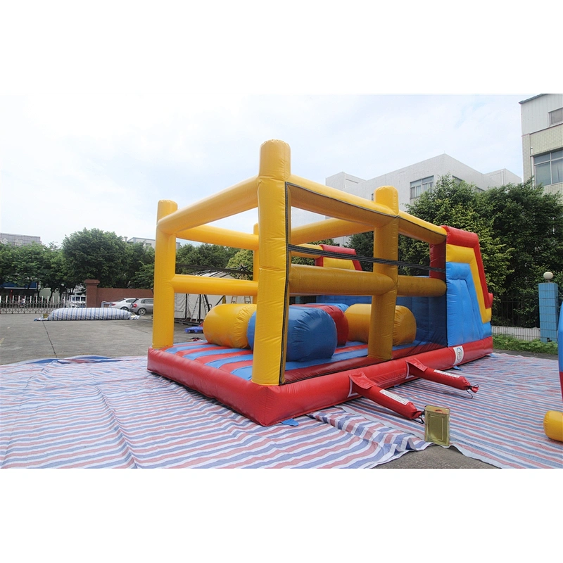 Inflatable roller obstacle course