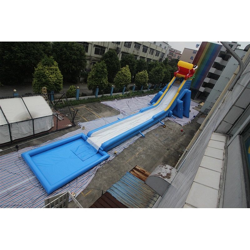 Inflatable giant long slide-42x10x9m