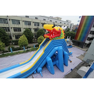 Inflatable giant long slide-42x10x9m
