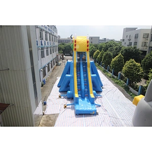 Inflatable giant long slide-42x10x9m