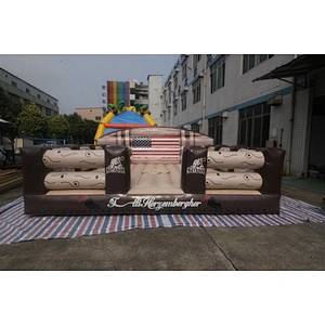 Inflatable bull mat-5x5x2.3