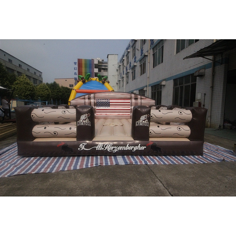 Inflatable bull mat-5x5x2.3