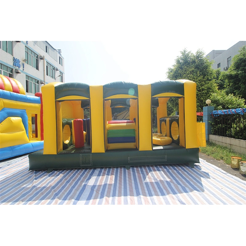 Inflatable basic obstacle course-12.2x3.2x4.75m