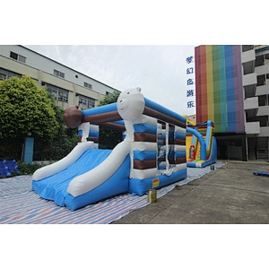 Inflatable bare bear slide-6x4x3.7m