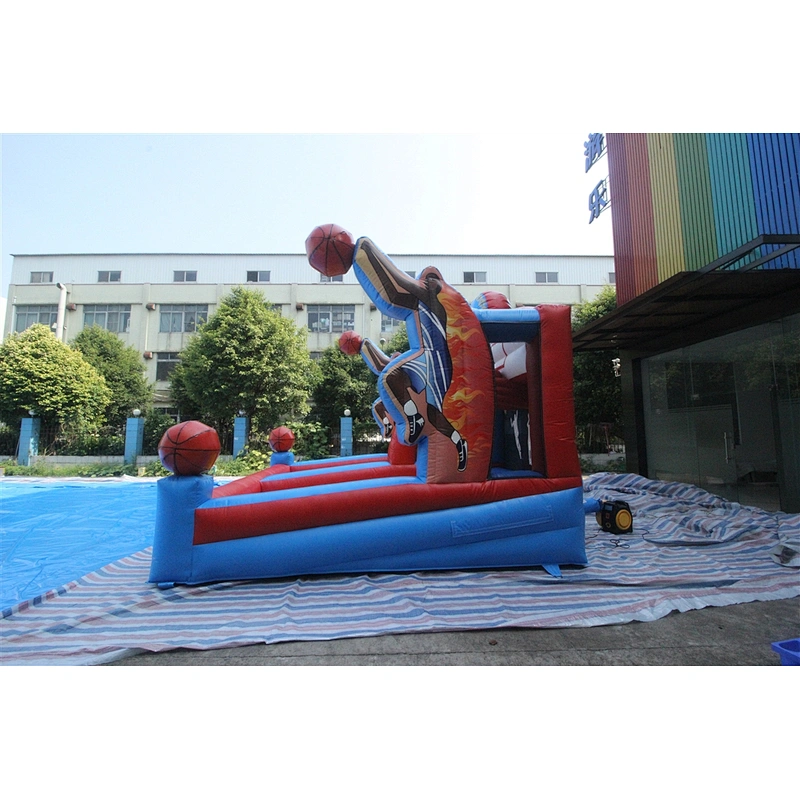 inflatable basketball game-5x4.5x5m