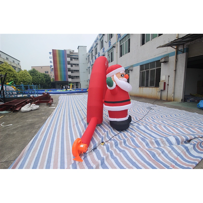 Infltable Santa Claus arch-6m