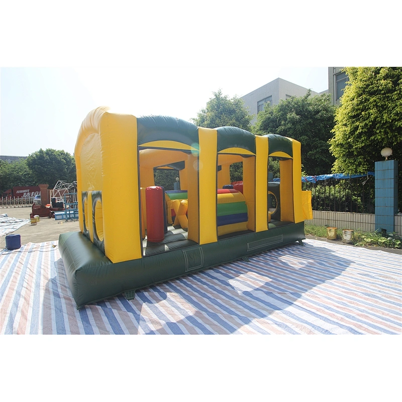 Inflatable basic obstacle course-12.2x3.2x4.75m