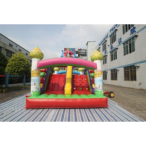 Inflatable bunny theme obstacle course-15x4x4m