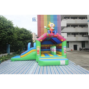 inflatable monkey bouncer with slide-6x4.5x4m