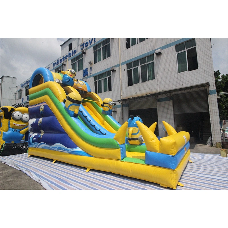 Inflatable minion theme slide-8.3x3.4x5.3m
