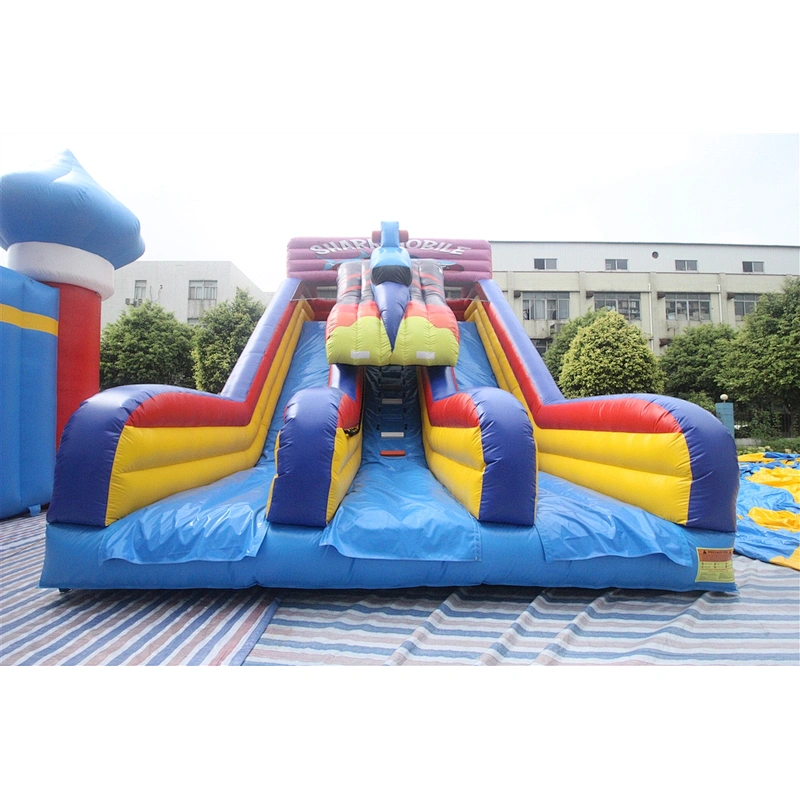 inflatable racing theme slide-9x6x6.6m