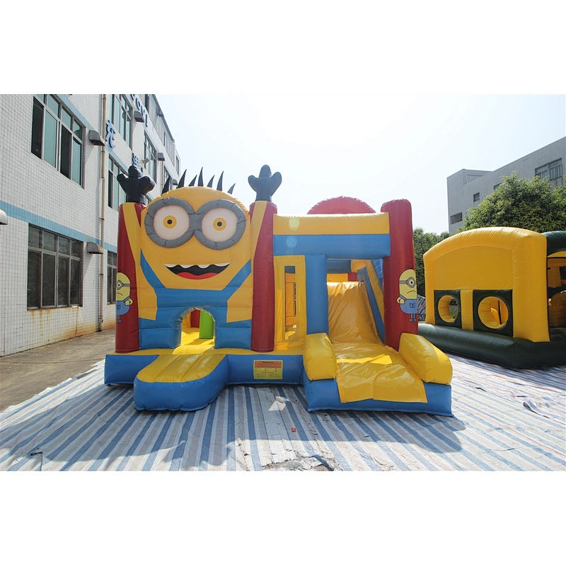 inflatable minion bouncer with slide-5.2x5x3.8m