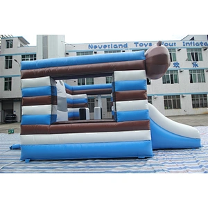 Inflatable bare bear slide-6x4x3.7m