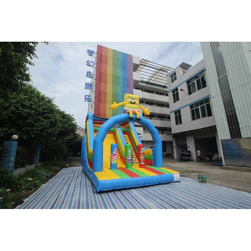 Inflatable spongebob slide-7x4.5x6m