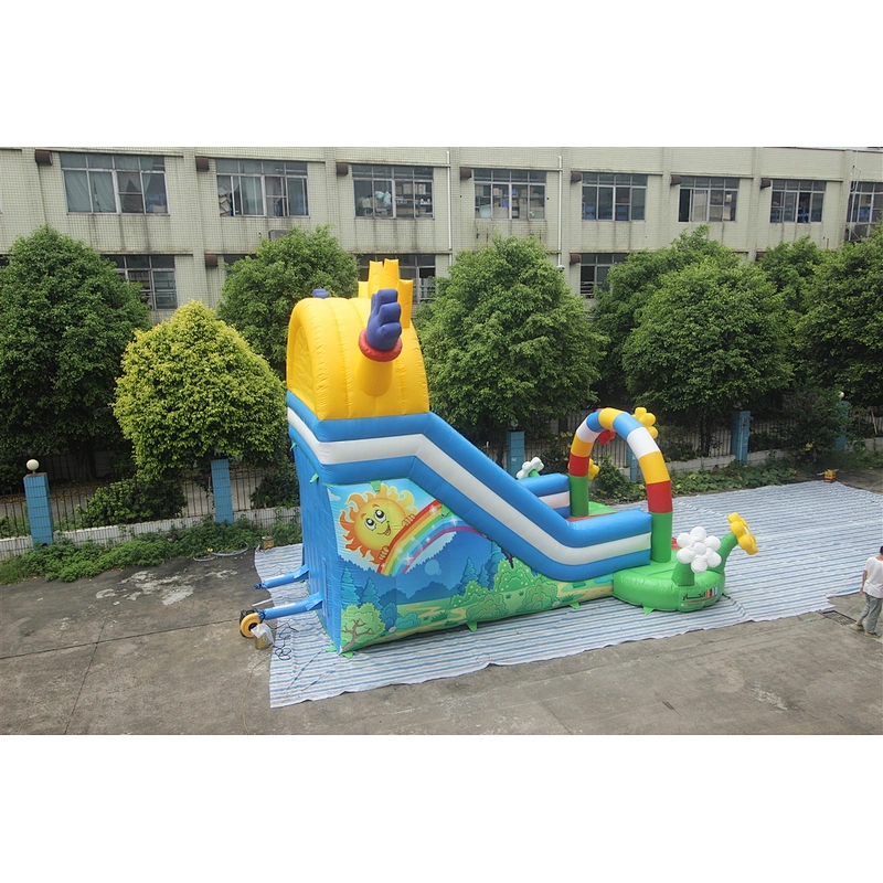 Inflatable sunflower slide-8x6.4x6.8m