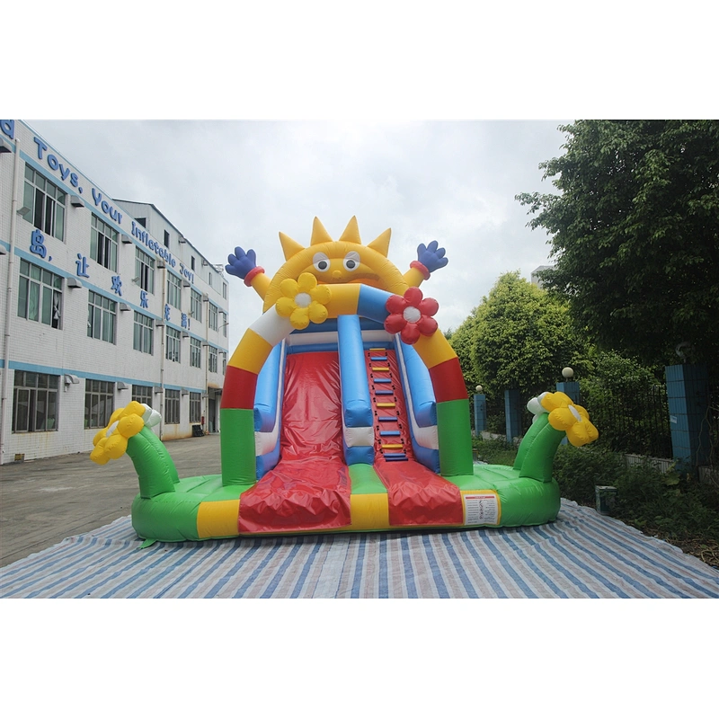 Inflatable sunflower slide-8x6.4x6.8m