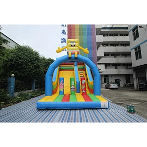 Inflatable spongebob slide-7x4.5x6m