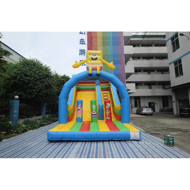 Inflatable spongebob slide-7x4.5x6m