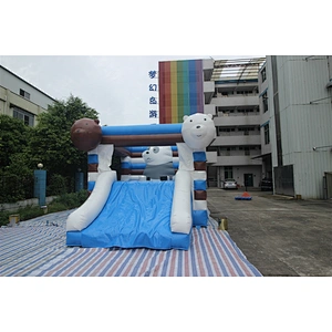 Inflatable bare bear slide-6x4x3.7m