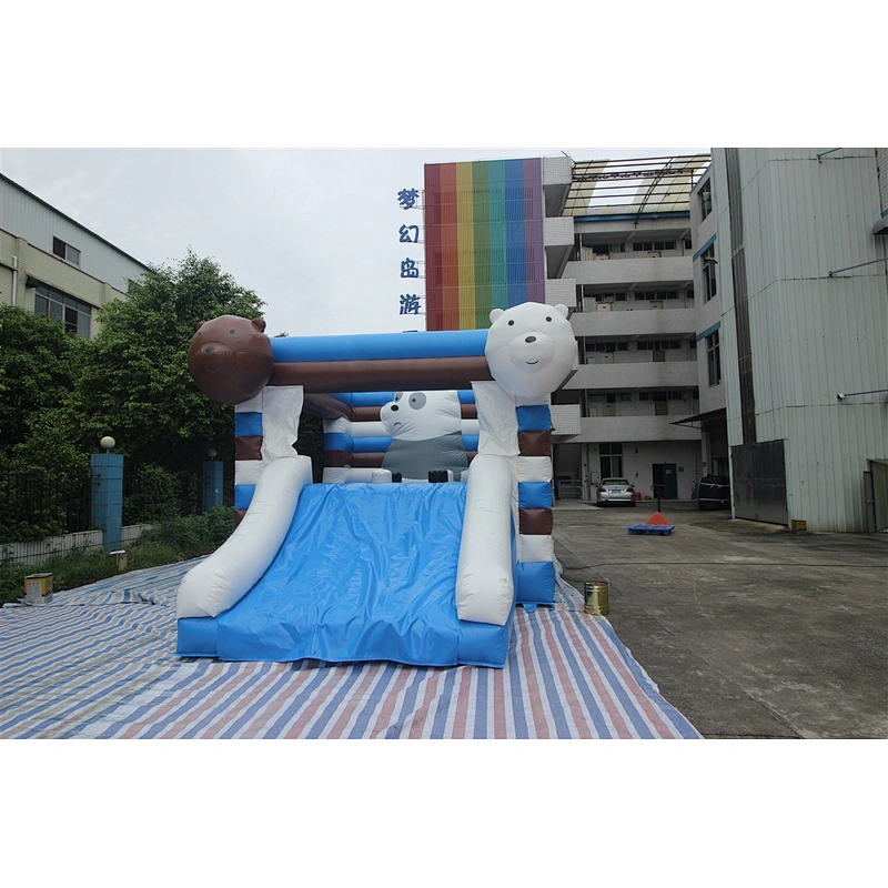 Inflatable bare bear slide-6x4x3.7m