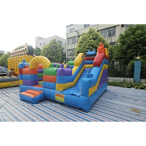 inflatable Lego theme bouncer-4x4x2.75m